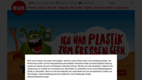 What Nuk.de website looked like in 2022 (1 year ago)