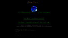 What Neo-tech.com website looked like in 2022 (1 year ago)