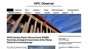 What Npcobserver.com website looked like in 2022 (1 year ago)
