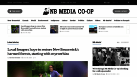 What Nbmediacoop.org website looked like in 2022 (1 year ago)