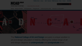 What Ncad.ie website looked like in 2022 (1 year ago)