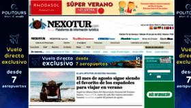What Nexotur.com website looked like in 2022 (1 year ago)