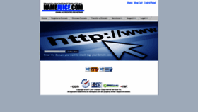 What Namejuice.com website looked like in 2022 (2 years ago)