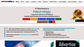 What Neurologyconference.com website looked like in 2022 (1 year ago)