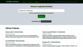 What Normasbrasil.com.br website looked like in 2022 (3 years ago)