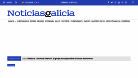 What Noticiasgalicia.com website looked like in 2022 (1 year ago)