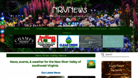 What Nrvnews.com website looked like in 2022 (1 year ago)