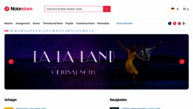 What Note-store.de website looked like in 2022 (3 years ago)