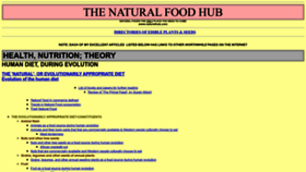 What Naturalhub.com website looked like in 2022 (1 year ago)