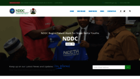 What Nddc.gov.ng website looked like in 2022 (1 year ago)
