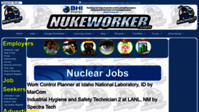 What Nukeworker.com website looked like in 2022 (1 year ago)