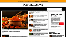 What Natural.news website looked like in 2022 (2 years ago)