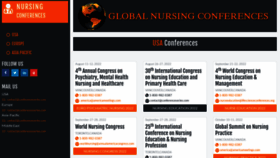 What Nursingconference.com website looked like in 2022 (1 year ago)