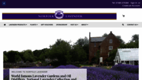 What Norfolk-lavender.co.uk website looked like in 2022 (1 year ago)