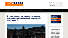 What Novopress.info website looked like in 2022 (3 years ago)