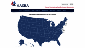 What Nasra.org website looked like in 2022 (1 year ago)