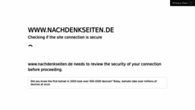 What Nachdenkseiten.de website looked like in 2022 (1 year ago)