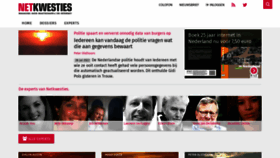 What Netkwesties.nl website looked like in 2022 (2 years ago)