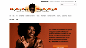 What Nortonrecords.com website looked like in 2022 (1 year ago)