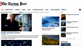 What Norwaypost.no website looked like in 2022 (1 year ago)