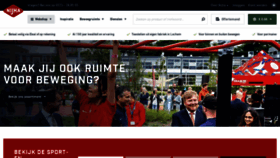 What Nijha.nl website looked like in 2022 (1 year ago)