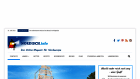 What Nordisch.info website looked like in 2022 (1 year ago)