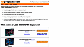 What Nxtprograms.com website looked like in 2022 (1 year ago)