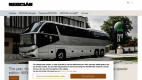 What Neoplan.com website looked like in 2022 (1 year ago)