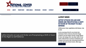 What Nationalcenter.org website looked like in 2022 (3 years ago)