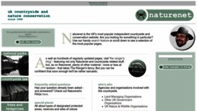 What Naturenet.net website looked like in 2022 (1 year ago)