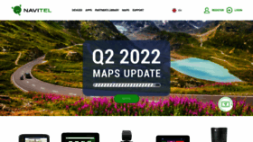 What Navitel.su website looked like in 2022 (1 year ago)