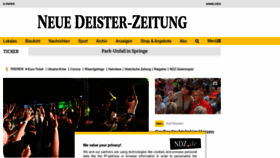 What Ndz.de website looked like in 2022 (1 year ago)