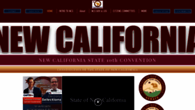 What Newcaliforniastate.com website looked like in 2022 (1 year ago)