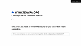 What Nowra.org website looked like in 2022 (1 year ago)