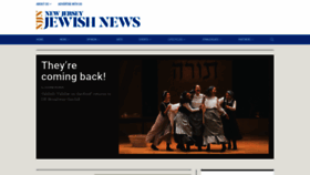 What Njjewishnews.com website looked like in 2022 (1 year ago)