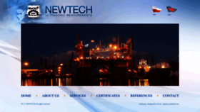 What Newtech-utm.pl website looked like in 2022 (1 year ago)
