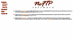 What Ncftp.com website looked like in 2022 (1 year ago)