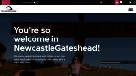 What Newcastlegateshead.com website looked like in 2022 (1 year ago)