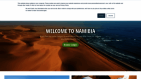 What Namibian.org website looked like in 2022 (1 year ago)