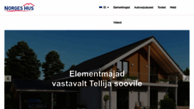 What Norgeshus.ee website looked like in 2022 (1 year ago)