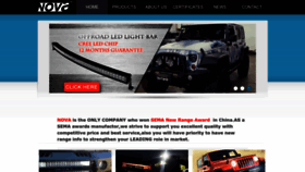 What Nova-auto.com website looked like in 2022 (1 year ago)