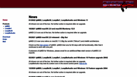 What Nerds.de website looked like in 2022 (1 year ago)