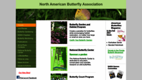 What Naba.org website looked like in 2022 (1 year ago)