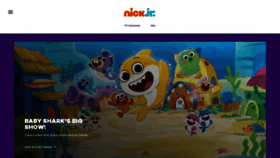 What Nickjr.co.uk website looked like in 2022 (1 year ago)