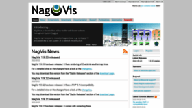 What Nagvis.org website looked like in 2022 (1 year ago)