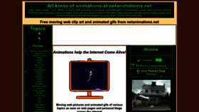 What Netanimations.net website looked like in 2022 (1 year ago)