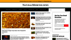 What Naturalmedicine.news website looked like in 2022 (1 year ago)