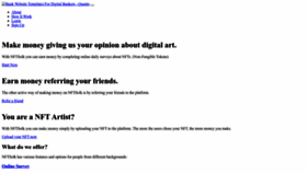 What Nftsolk.com website looked like in 2022 (1 year ago)