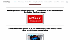 What Nahupicks.com website looked like in 2022 (1 year ago)