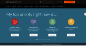 What Netsuite.co.uk website looked like in 2022 (2 years ago)